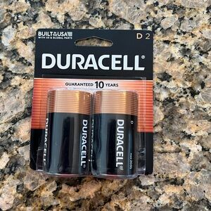 Duracell 10 year D Batteries